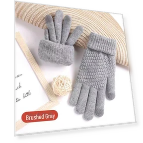 Winter Knitted Touchscreen Gloves — Cold Weather Gloves, Warm Land