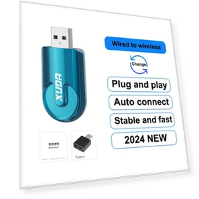 2-in-1 Wireless CarPlay Adapter — Stereo Receivers, Timeless Home