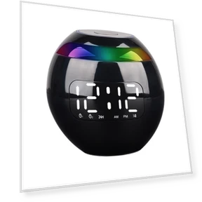 Bluetooth Speaker Night Light Alarm Clock — Alarm, DC-HOME Textile