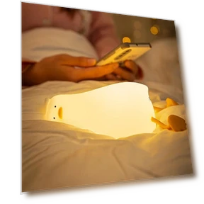 Cute Silicone Duck Night Light — Night Lights, TOP-MALL-001