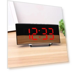 Digital Alarm Clock Bedside Table — Alarms & Clocks, TOP-MALL-001