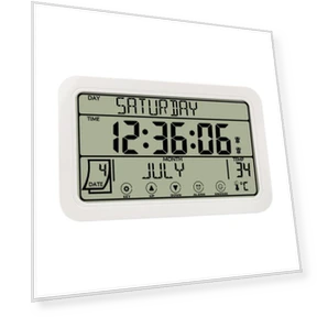Digital Wall Clock with Touch Screen — Clocks, TOP-MALL-001