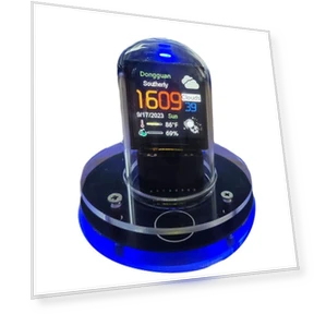 DIY Cyberpunk Style Smart Wifi Glow Tube Clock — Clocks, Daily necessities-V