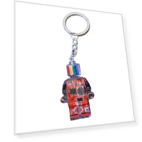 Electronic Robot Keychain — Keyrings & Keychains, Pretty life