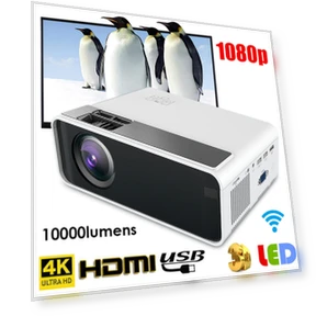 HD 1080P LED Smart Projector — Home Theater Projectors, OutsideWorld