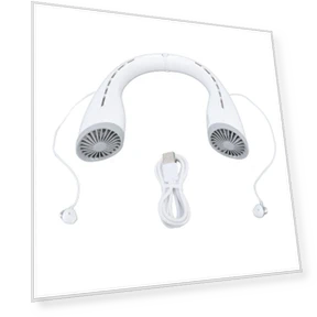 Neck Bluetooth Fan with Headphones — Portable Cooling Solutions, Vestidos