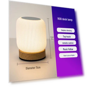 Night Light with Touch Control — Lamps & Shades, StrideBox