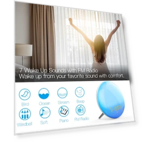 Smart Alarm Clock with Wi-Fi — Alarms & Clocks, Daily necessities-V