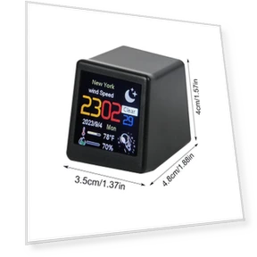 Smart Digital Alarm Clock with Weather Forecast — Alarms & Clocks, TOP-MALL-001