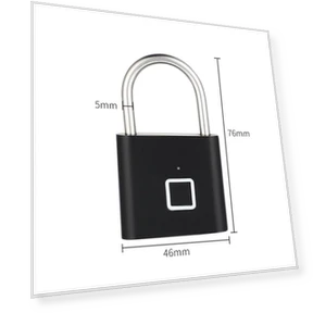 Smart Fingerprint Padlock — Smart Home Security, guangchang01