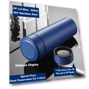 Smart Temperature Display Vacuum Insulated Stainless Steel Thermos Cup — Travel Drinkware, Versatile Home Furnishing