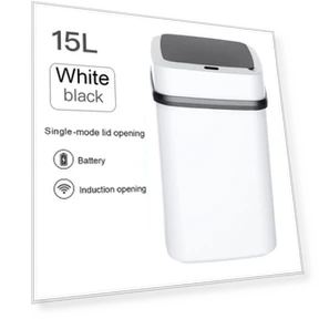 Smart Trash Bin — Kitchen Cans, Simple and warm