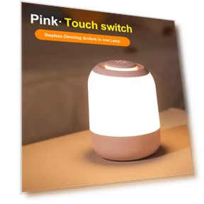 Touch Rechargeable Bedside Lamp — Night Lights, TOP-MALL-001