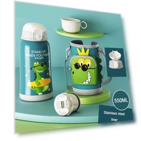 Travel Smart Suit Thermo Cup with Straw — Beverage Warmers, TOP-MALL-001