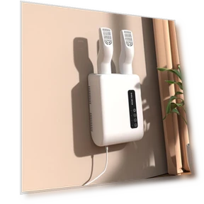 Wall-mounted Smart Shoe Dryer with Ozone Disinfection and Deodorizing — Shoe Dryers, Warm Land