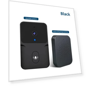 Wireless Smart Doorbell with Camera — Smart Home Security, Modern Home Furnishing