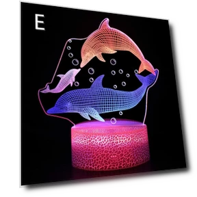 3D Visual Night Light — Creative Lighting Solutions, flower 01