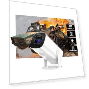 Android 11 Projector with Wi-Fi 6 and Bluetooth — Home Theater Projectors, SAMS Online