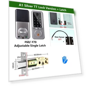 Automatic Fingerprint Smart Door Lock — Locks, Crown Global