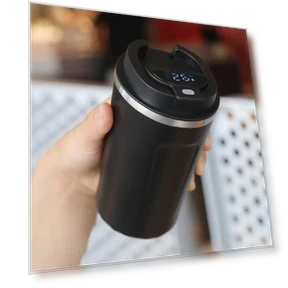 Double Layer Vacuum Insulation Smart Coffee Cup — Travel Mugs & Tumblers, Darling Home
