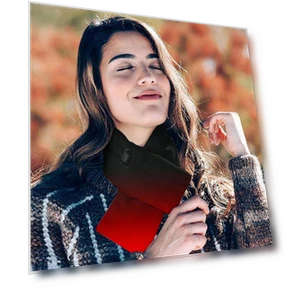 Heated Scarf — Winter Scarves, Wahaha123