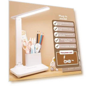 LED Folding USB Charging Eye Protection Learning Smart Pen Holder Desk Lamp — Study & Desk Lighting, TC Home lighting
