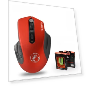 Silent Wireless Gaming Mouse — Mouse Pads, Computer boost