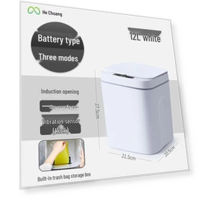 Smart Induction Waterproof Bathroom Trash Can — Waste Baskets, TrendVibeCN