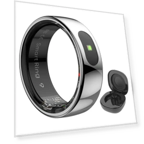 Smart Ring with Charging Case — Wearable Accessories, Good Household Items