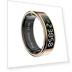 Smart Ring with Display Screen and Touch Health Manager — Smart Rings, Good Household Items
