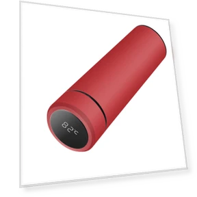 Smart Stainless Steel Thermos with LCD Display — Beverage Warmers, mujin