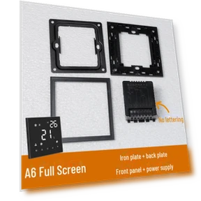 Smart Thermostat Control Panel — Home Climate Control, TopSky