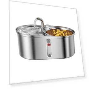 Stainless Steel Pet Drinking Fountain — Fountains, Holland Pia