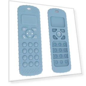 Television-Shaped Teething Toy with Remote Control — Soothing Teethers, Neoglint