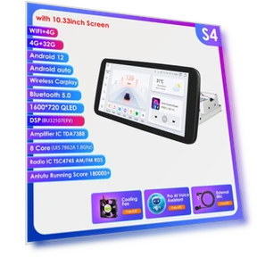 10.33-inch Car Radio Receiver with Touchscreen — Stereo Receivers, OSSURET