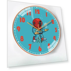 10-inch Automatic Radio Signal Wall Clock — Clocks, Window glass film