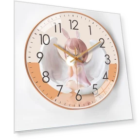 10-inch Creative Fully Automatic Radio Wall Clock — Clocks, Window glass film