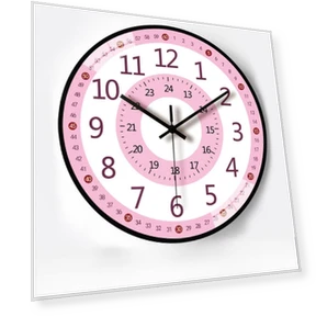 10-inch Learning Wall Clock — Educational Timepieces, Window glass film