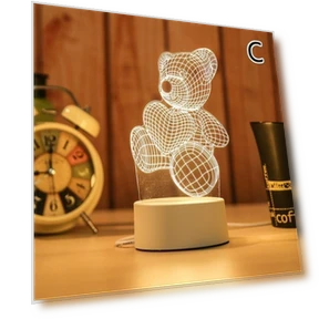 3D Visual LED Night Light — Creative Lighting Solutions, lansoon trade