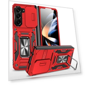 Armor Series Phone Case with Metal Kickstand and Slide Camera Lid — Screen Protectors, Smartwatch 2025