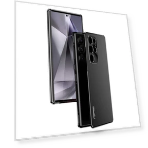 Buckle Lock Design Hard PC Metal Frame Phone Cover — Bumpers, Smartwatch 2025