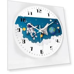 Creative Space Automatic Radio Clock with Timer — Clocks, Window glass film