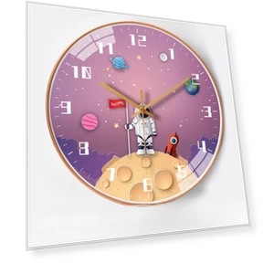 Creative Space Automatic Radio Wall Clock with Timer — Clocks, Window glass film