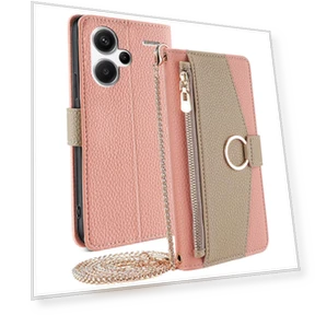 Crossbody Case Zipper Pocket Phone Cover with Makeup Mirror — Phone Accessories, Smartwatch 2025