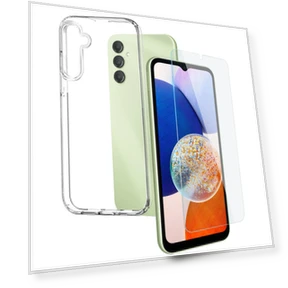 Flexible TPU Phone Protector Cover with Tempered Glass Film — Screen Protectors, Smartwatch 2025