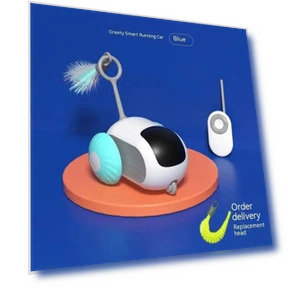 Interactive Smart Toy Car for Cats — Cat Playthings, QIIAII D