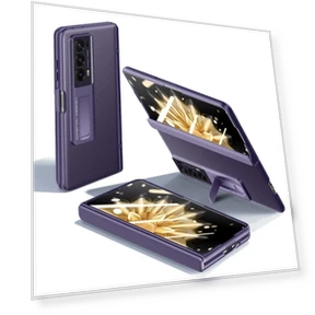 Kickstand Phone Case with Hinge Protection — Screen Protectors, Smartwatch 2025