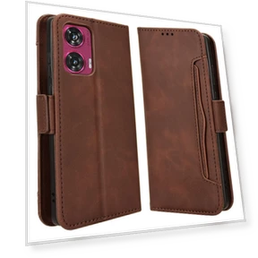 Leather Flip Phone Cover with Multiple Card Holders — Flip Cases, Smartwatch 2025