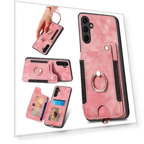 Leather PU Case with RFID Blocking & Magnetic Car Holder Support — Smartwatch Protectors, Smartwatch 2025