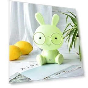 LED Touch Night Light with Cartoon Rabbit Design — Night Lights, Darling Home